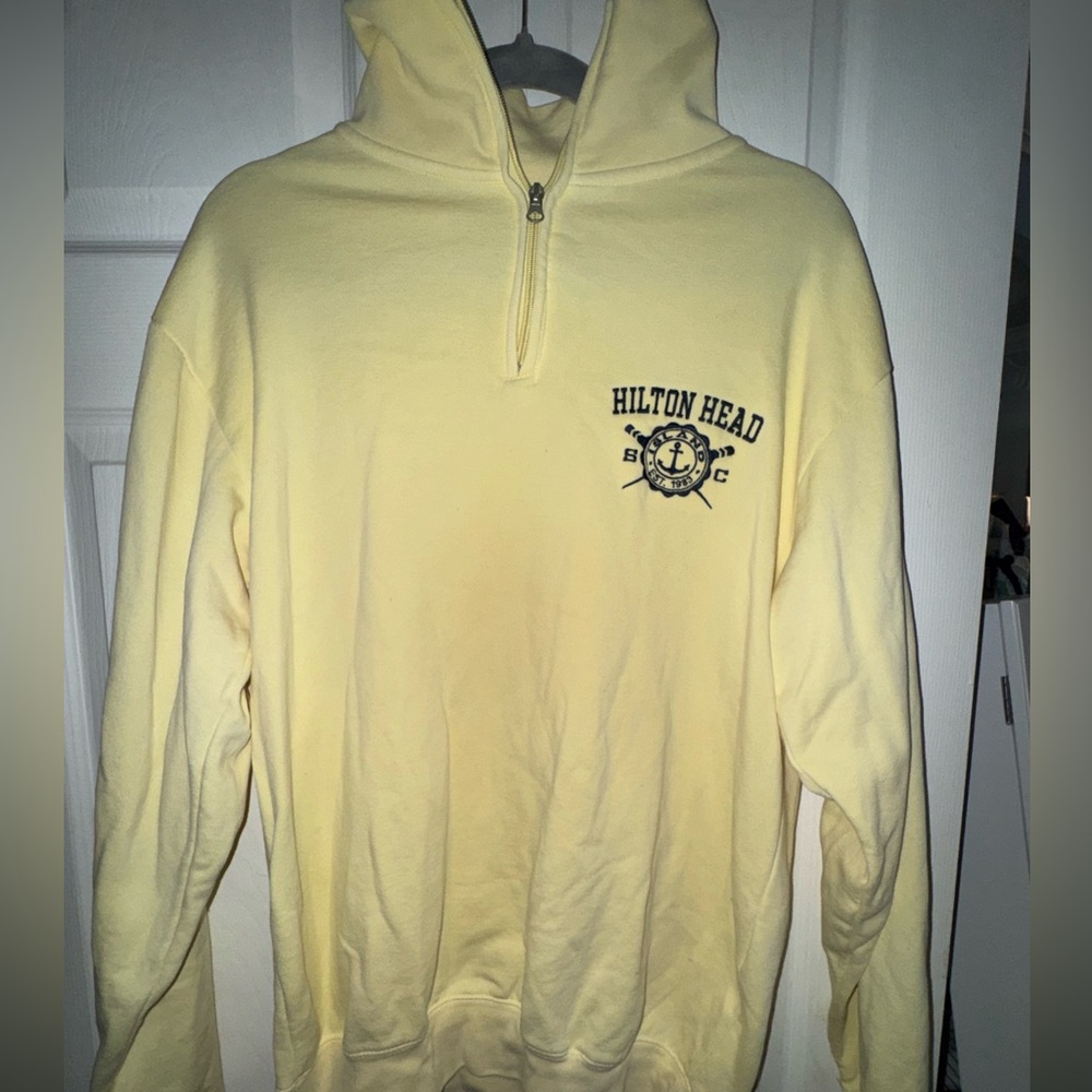 Yellow Women’s Hilton Head Quarter Zip Pullover